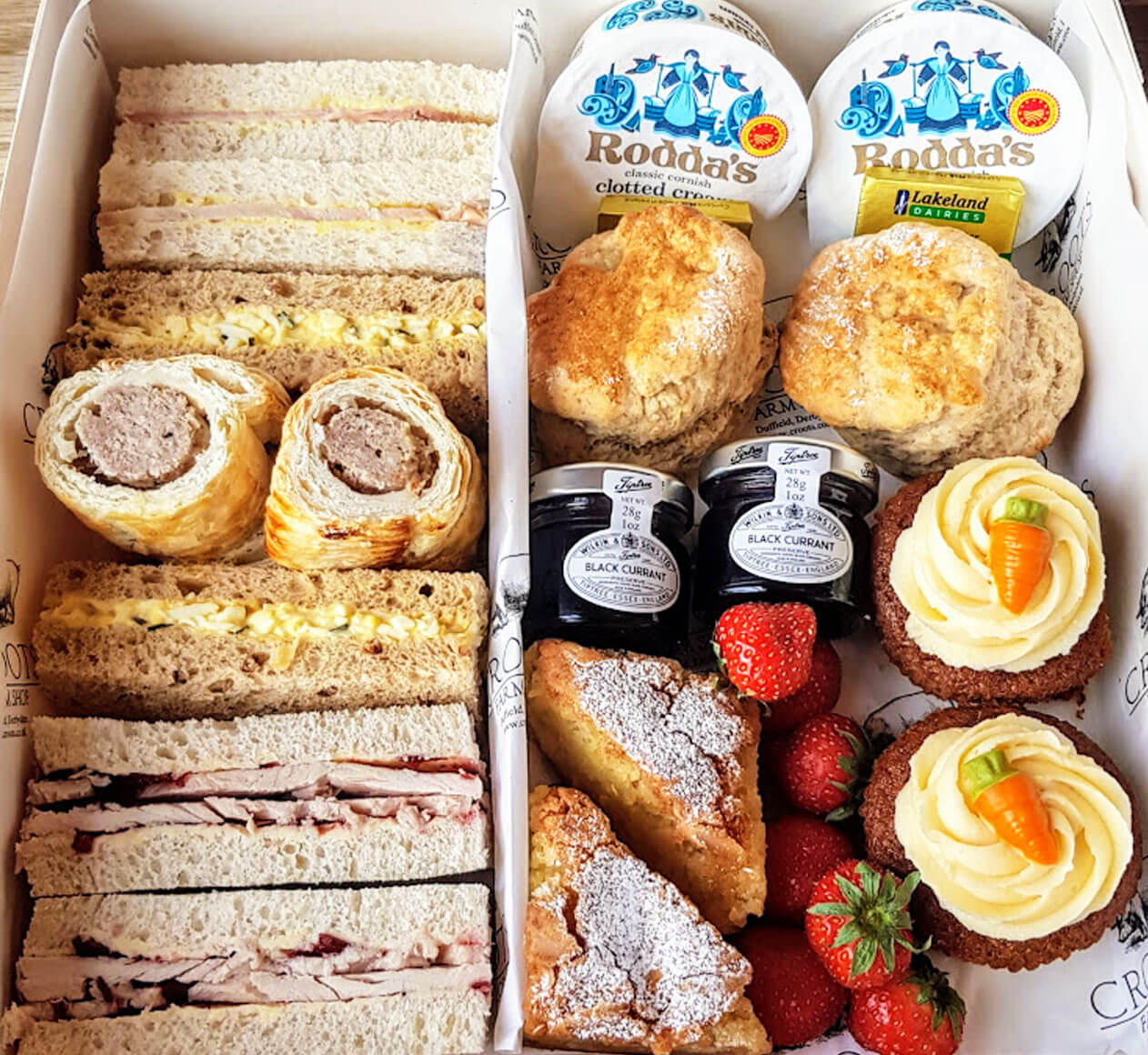 croots farm shop takeaway afternoon tea