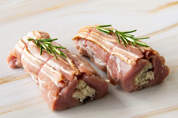 Luxury Boneless Pork Loin (Stuffed with Apple & Herb Stuffing Wrapped in Pancetta) - 1Kg|2Kg