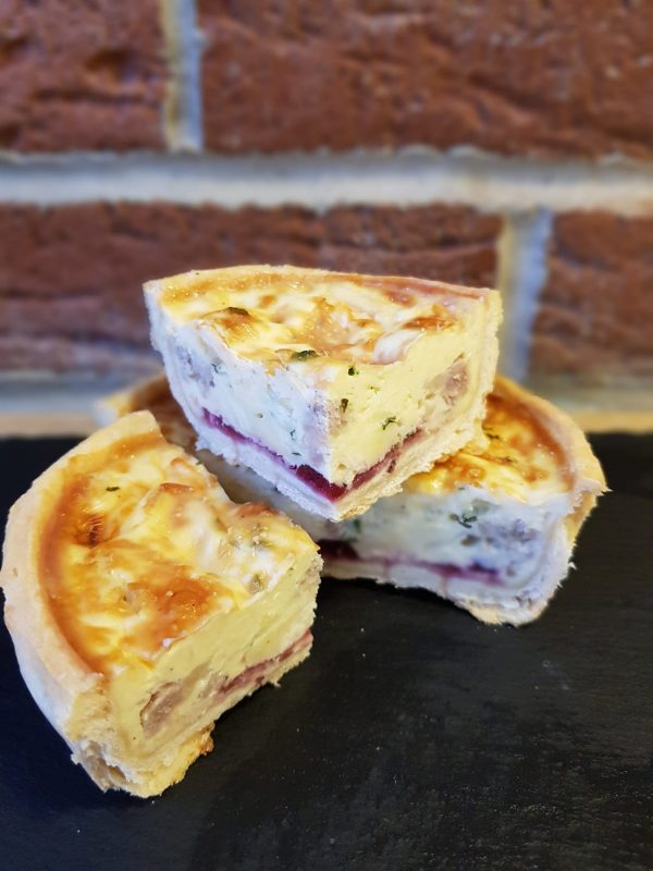 Brie, Bacon & Cranberry Quice