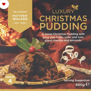 Matthew Walker Luxury Christmas Pudding 400g