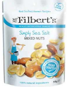 Mr Filbert's Simply Sea Salt Mixed Nuts 100g