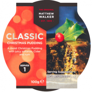 Matthew Walker Classic Christmas Pudding 100g