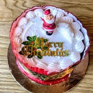 Luke Evans 4 inch Round Christmas Cake