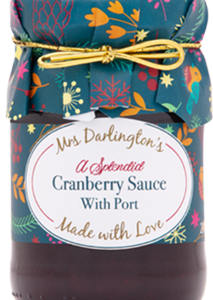 Mrs Darlingtons Splendid Cranberry Sauce with Port 200g