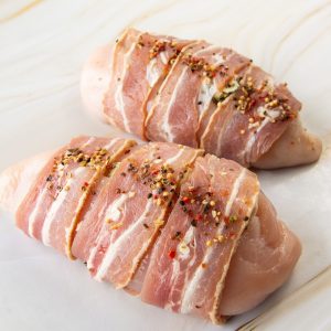 Pheasant Royal - Pheasant Breast Stuffed with Haggis & Wrapped in Danish Smoked Streaky Bacon