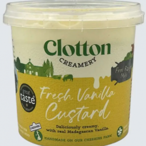 Clotton Creamery - Fresh Vanilla Custard - 330g