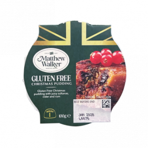 Matthew Walker Gluten Free Christmas Pudding 100g